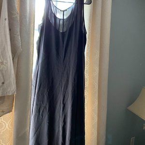 Eileen Fisher Woman Black Silk Dress